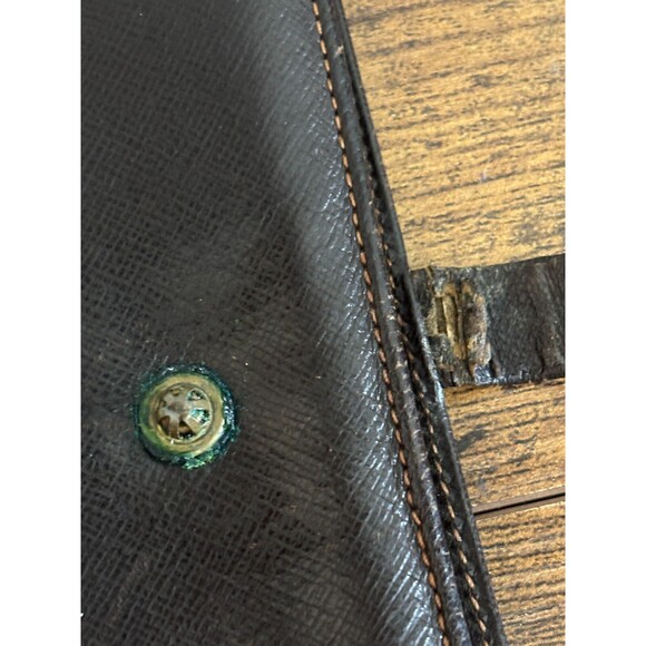 Vintage Dunhill London Brown Leather Passport-Ticket-Money Holder Organizer - Picture 6 of 14